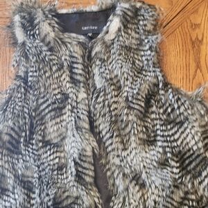 Karen Kane XL Faux Fur Vest